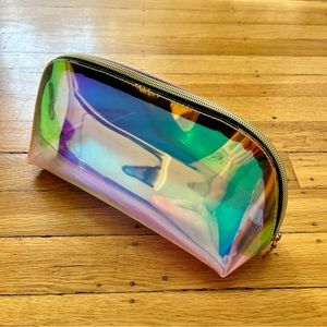 Clear Iridescent Makeup/Cosmetic Bag